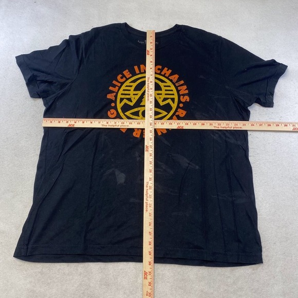 Alice In Chains Rainer Fog Graphic Tee Thrifted Vintage Style Size 3XL - Picture 5 of 12